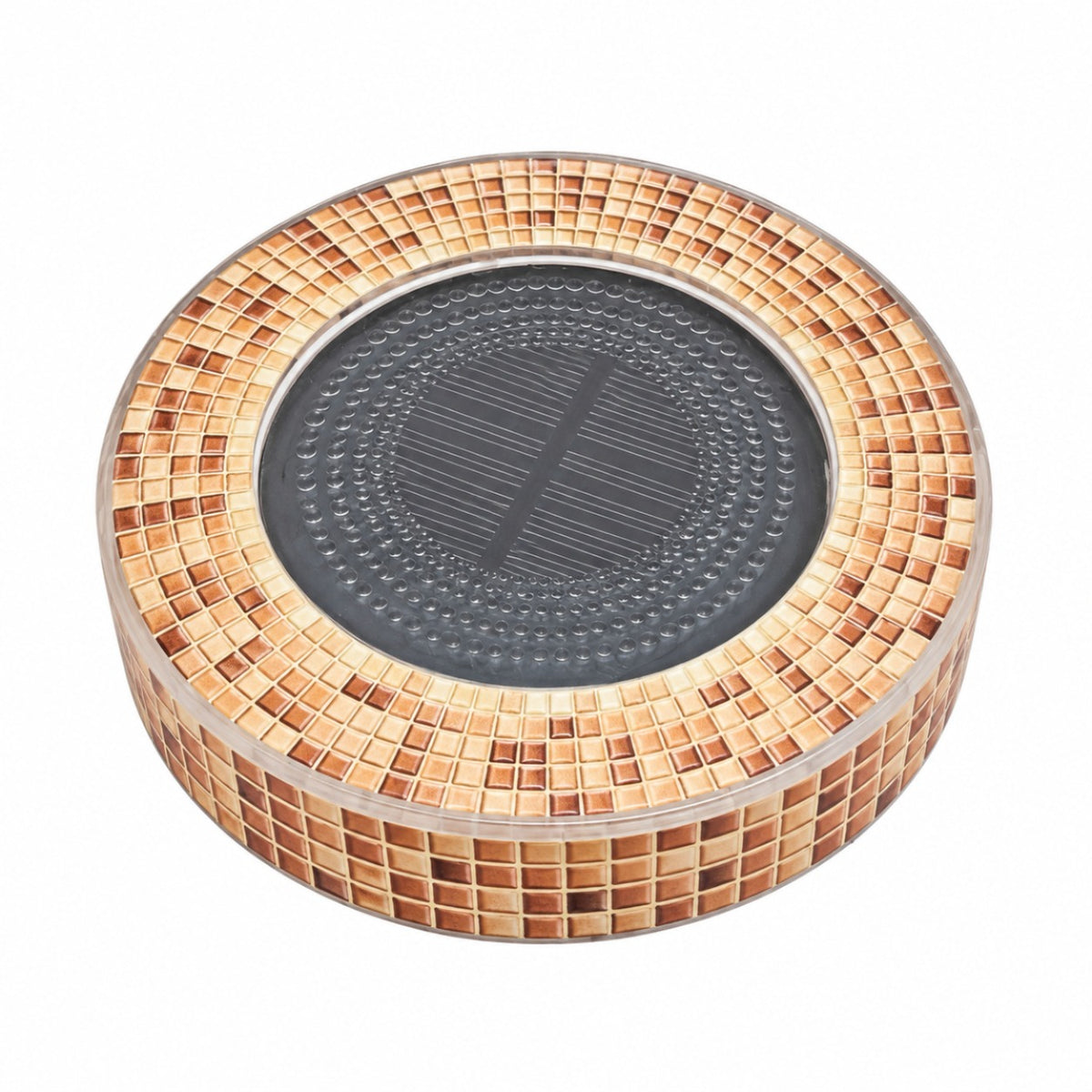 Mosaic Solar Light Amber