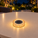 Mosaic Solar Light Amber