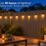 Andilume Solar Festoon Lights – 8 Bulbs, 5m